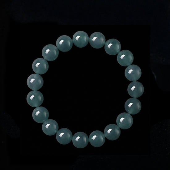 Glacial Tides Bracelet In Guatemalan Blue Jade - JadeChains