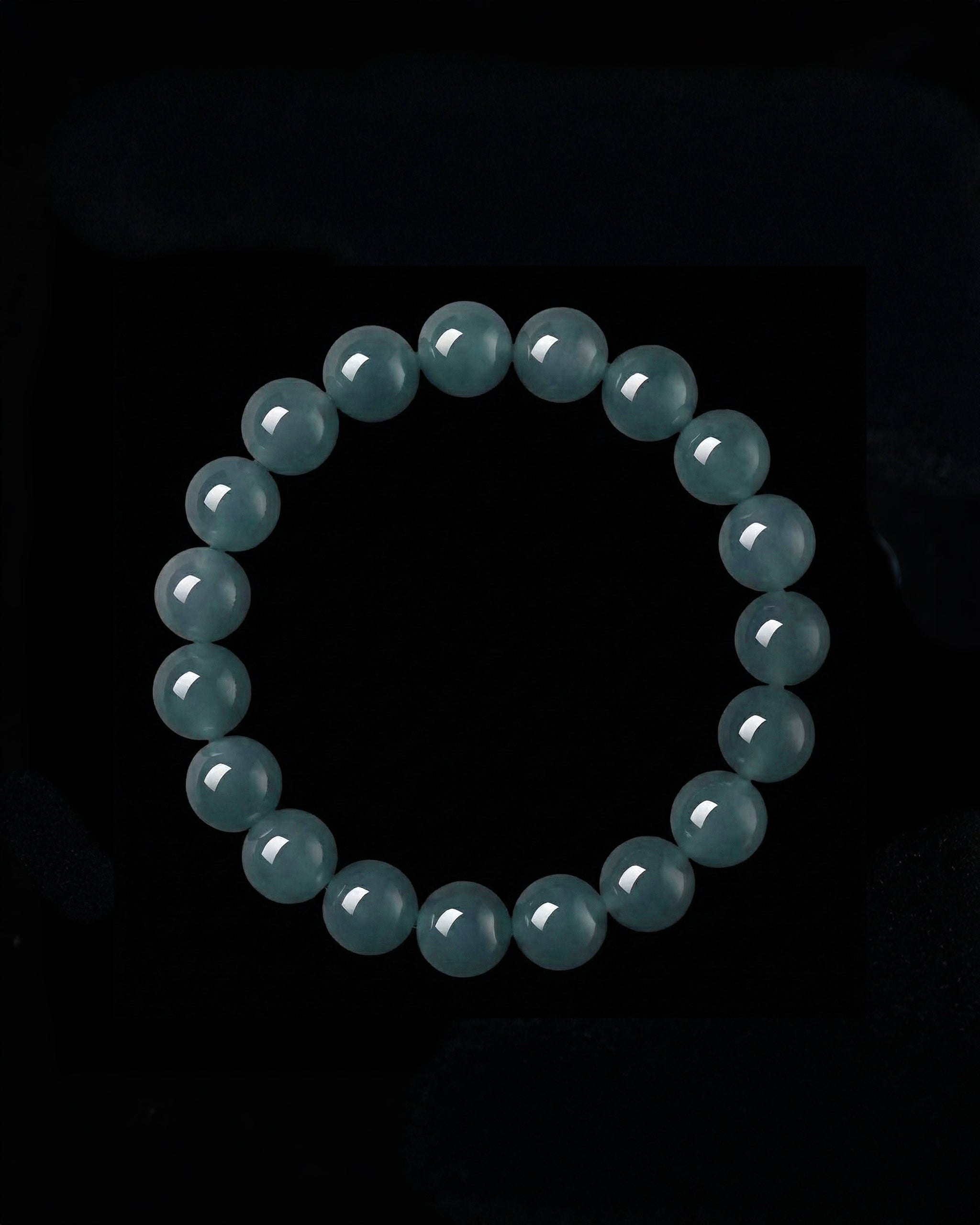 Glacial Tides Bracelet In Guatemalan Blue Jade