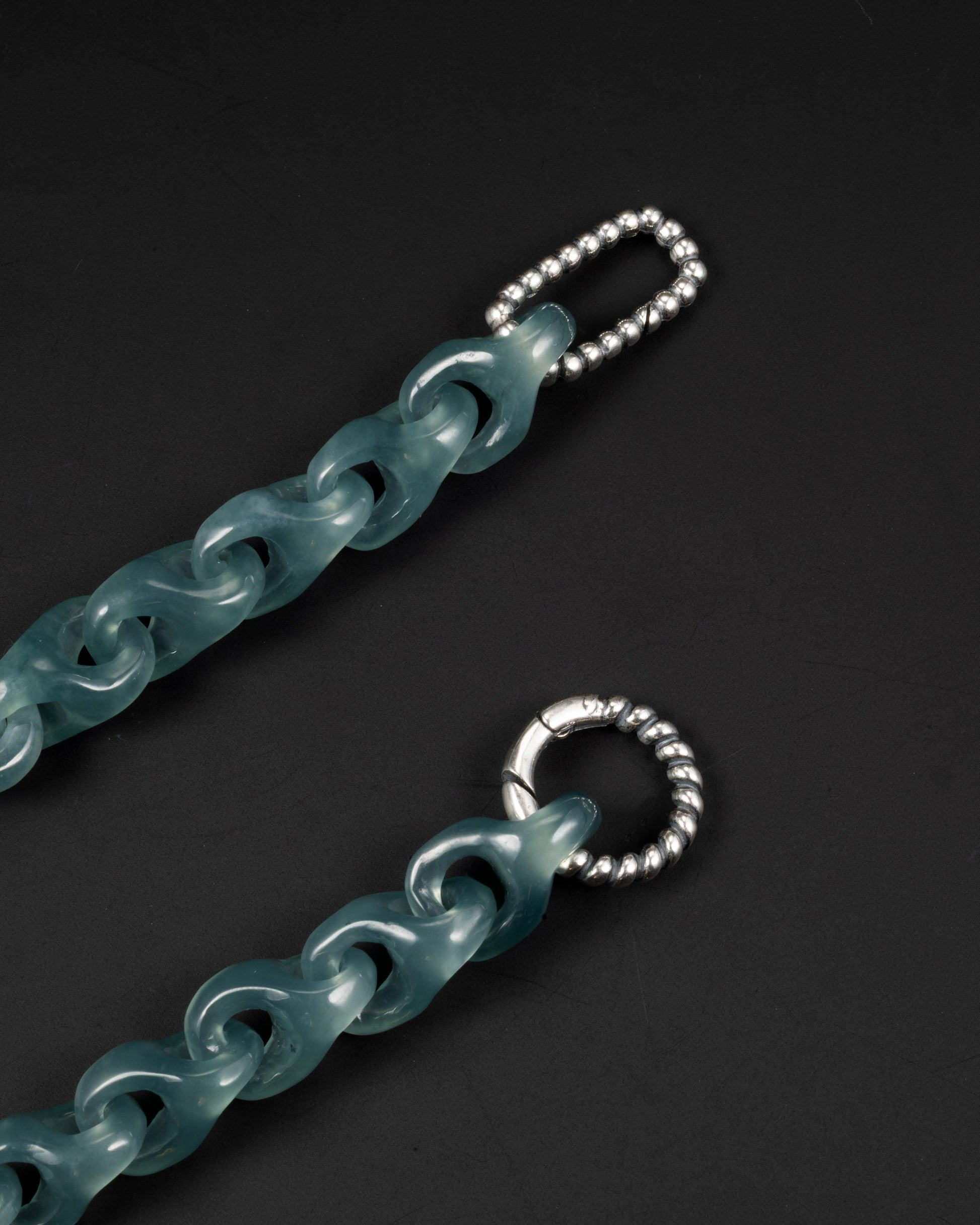 Veridian Vertebrae Bracelet In Mayan Jade - JadeChains