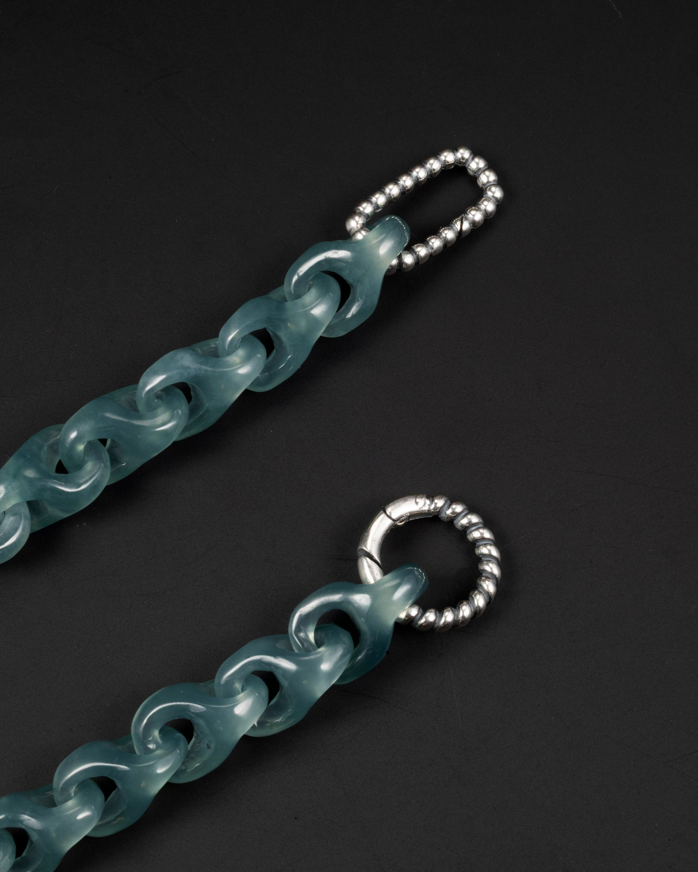 Veridian Vertebrae Bracelet In Mayan Jade