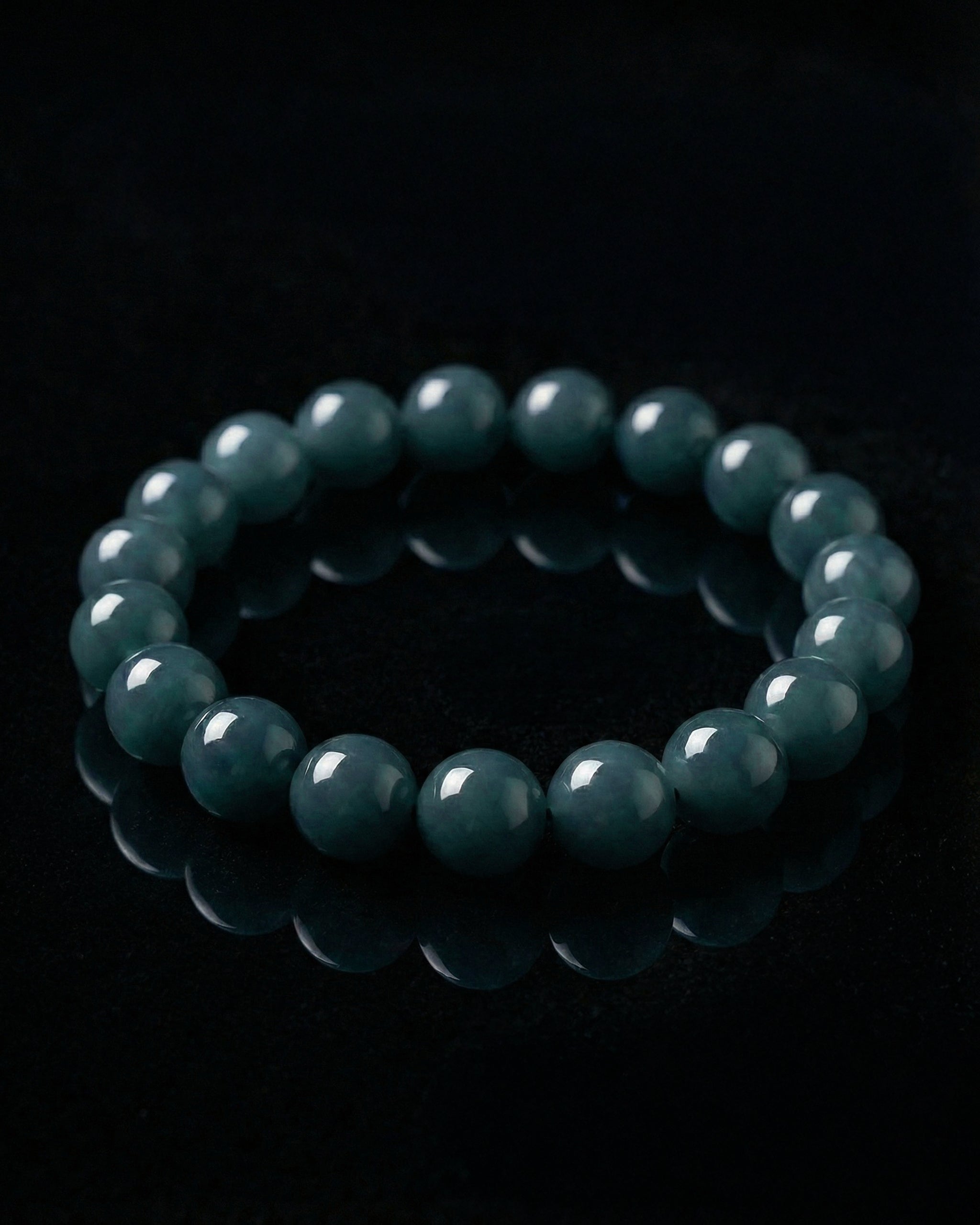 Glacial Tides Bracelet In Guatemalan Blue Jade
