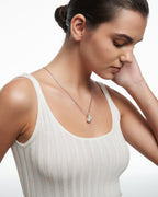 Eagle Talons Pendant Necklace In With Pearl