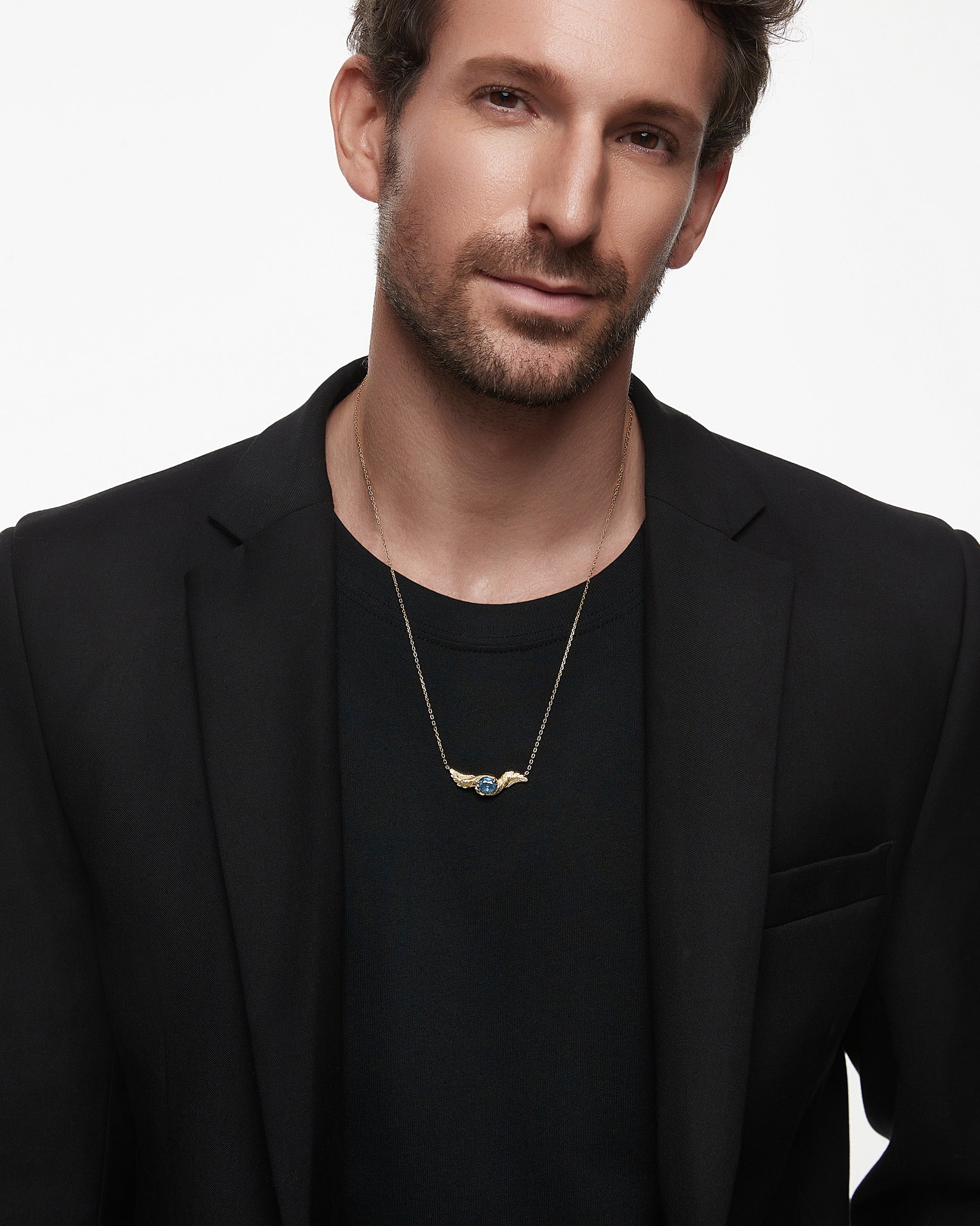 Feather Embrace Pendant Necklace