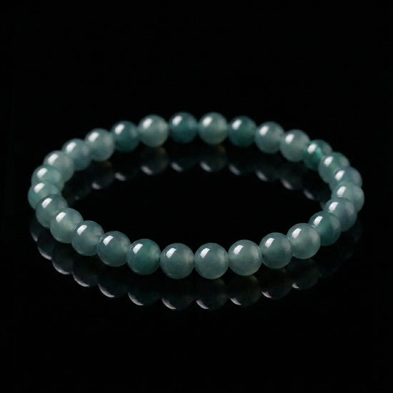 Glacial Tides Bracelet In Guatemalan Blue Jade - JadeChains