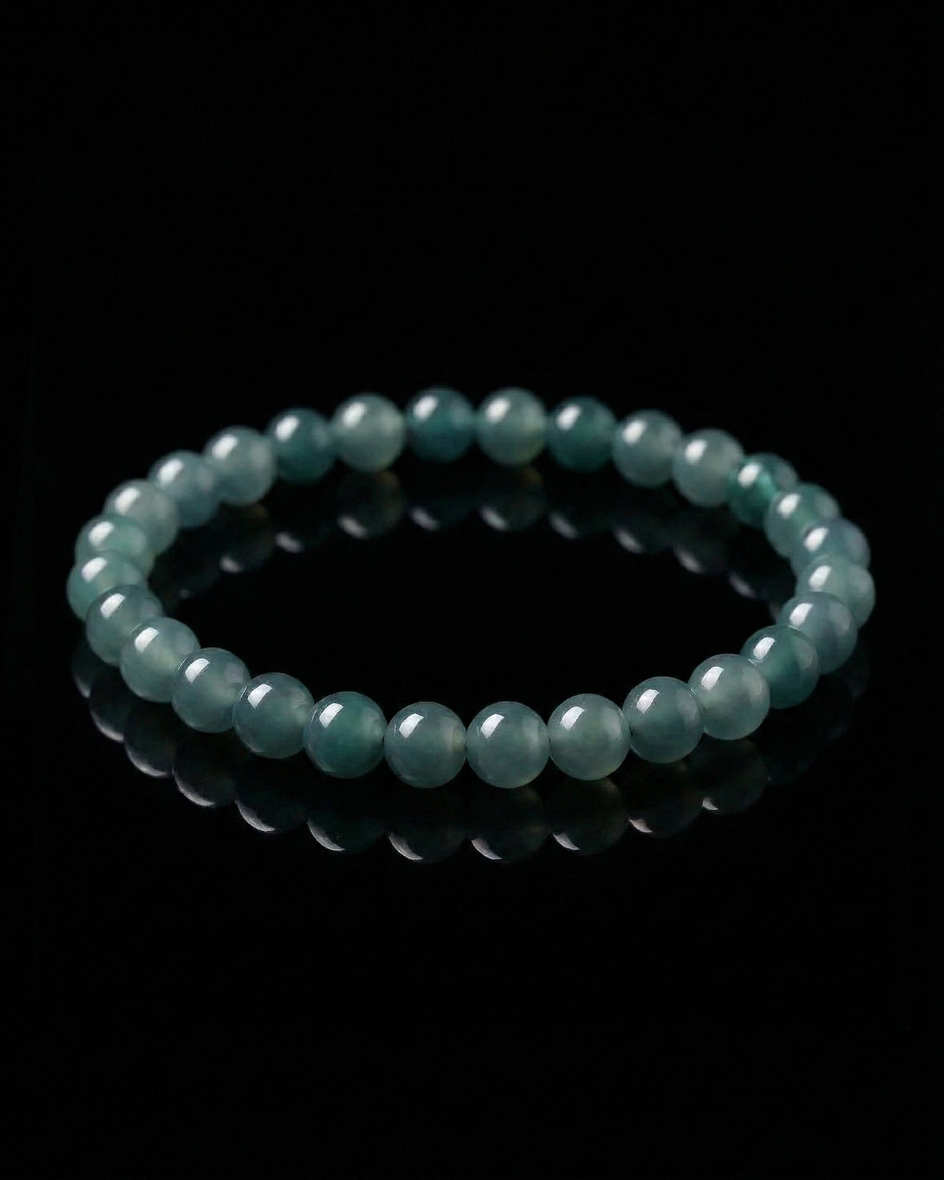 Glacial Tides Bracelet In Guatemalan Blue Jade - JadeChains