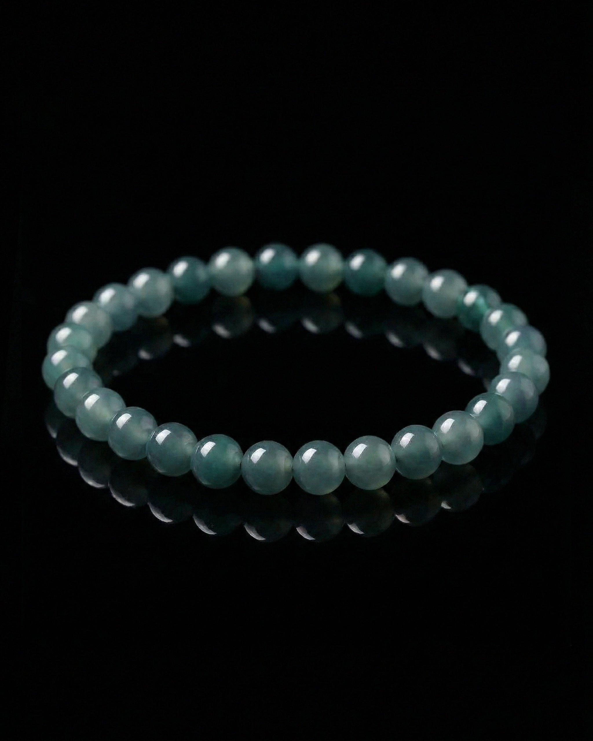 Glacial Tides Bracelet In Guatemalan Blue Jade