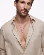 Eagle Talons Pendant Necklace In With Pearl