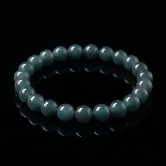 Glacial Tides Bracelet In Guatemalan Blue Jade - JadeChains