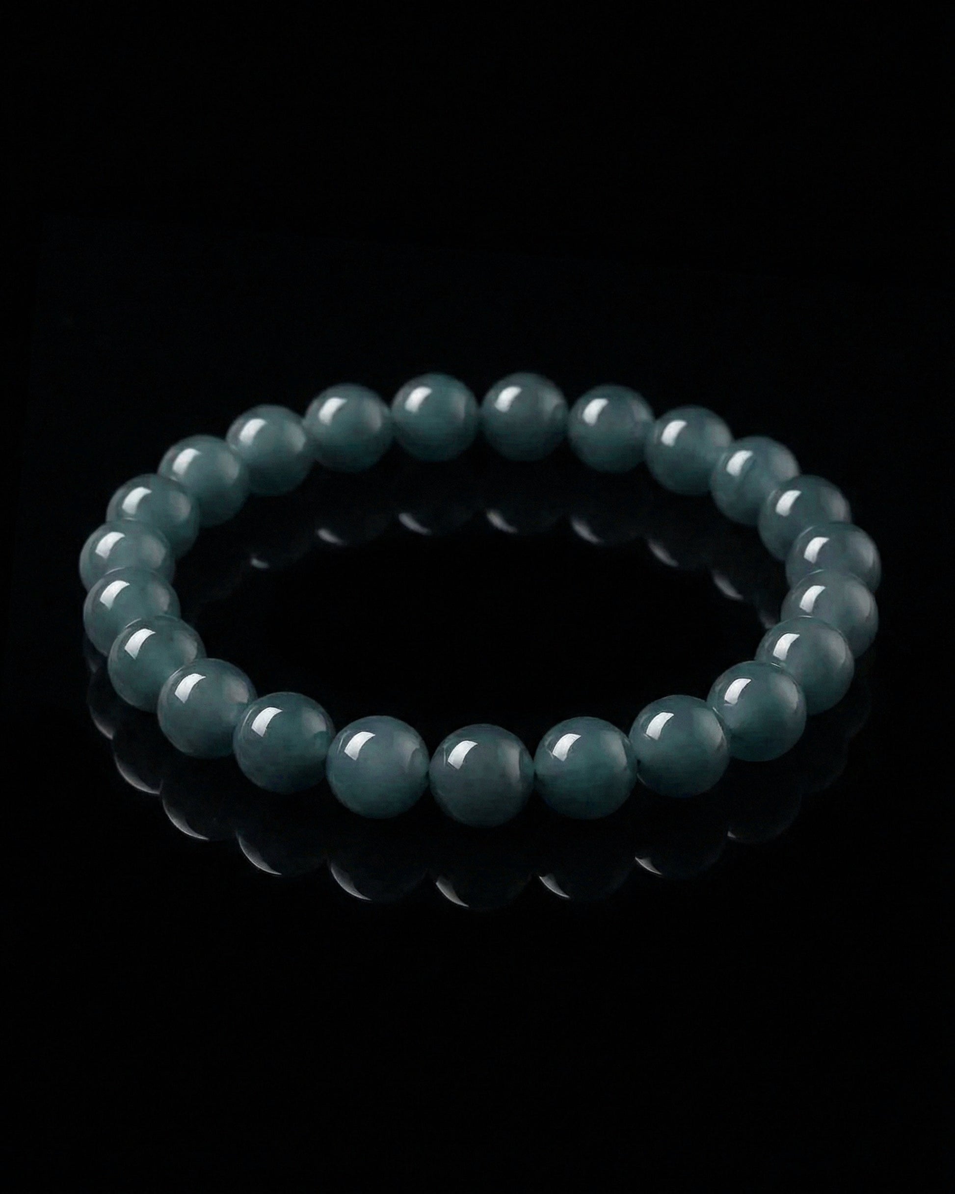 Glacial Tides Bracelet In Guatemalan Blue Jade - JadeChains