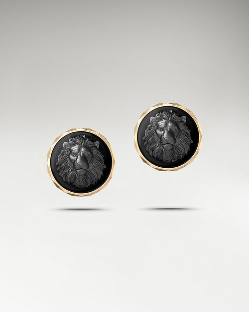 Abyss Lion Stud Earrings