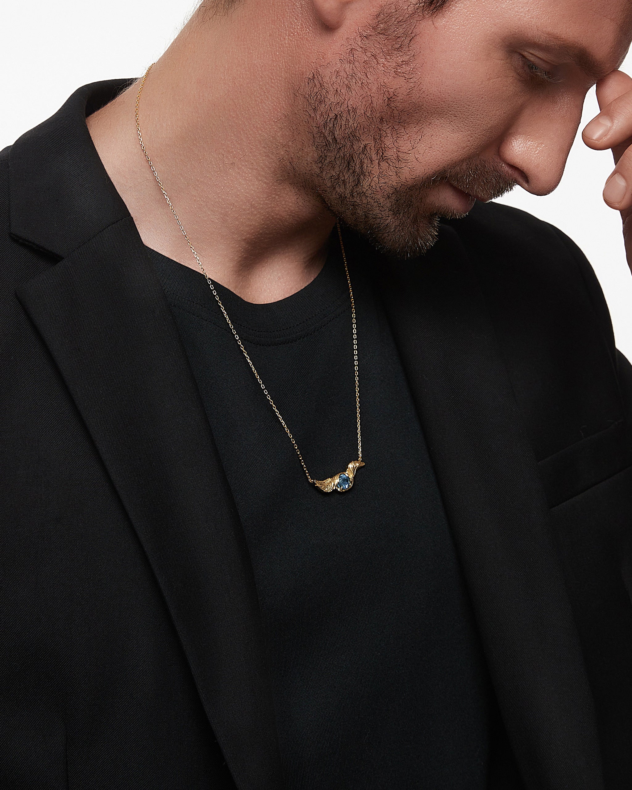 Feather Embrace Pendant Necklace