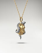 Guardian Hound Pendant Necklace