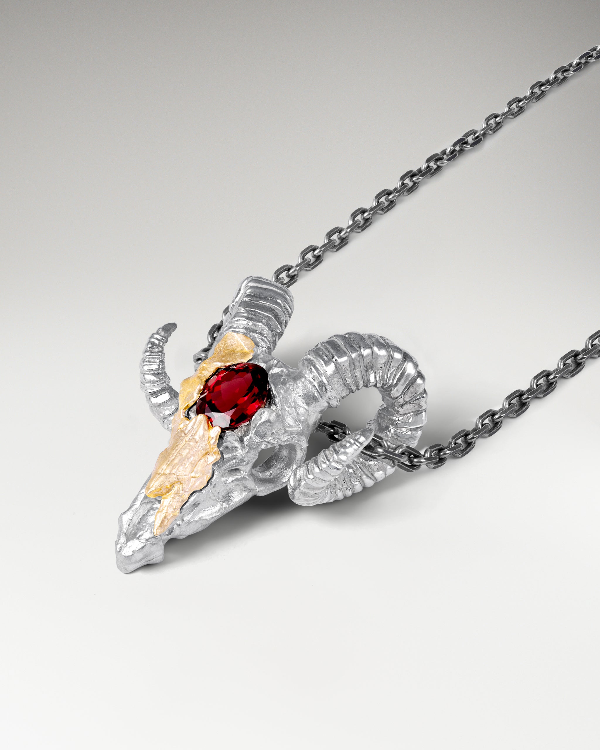 The Ram's Heart Pendant Necklace