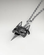 Kitsune Mask Pendant Necklace
