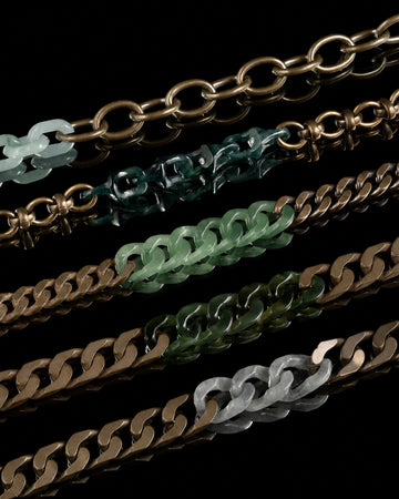 Vintage Style Bracelet In Jade