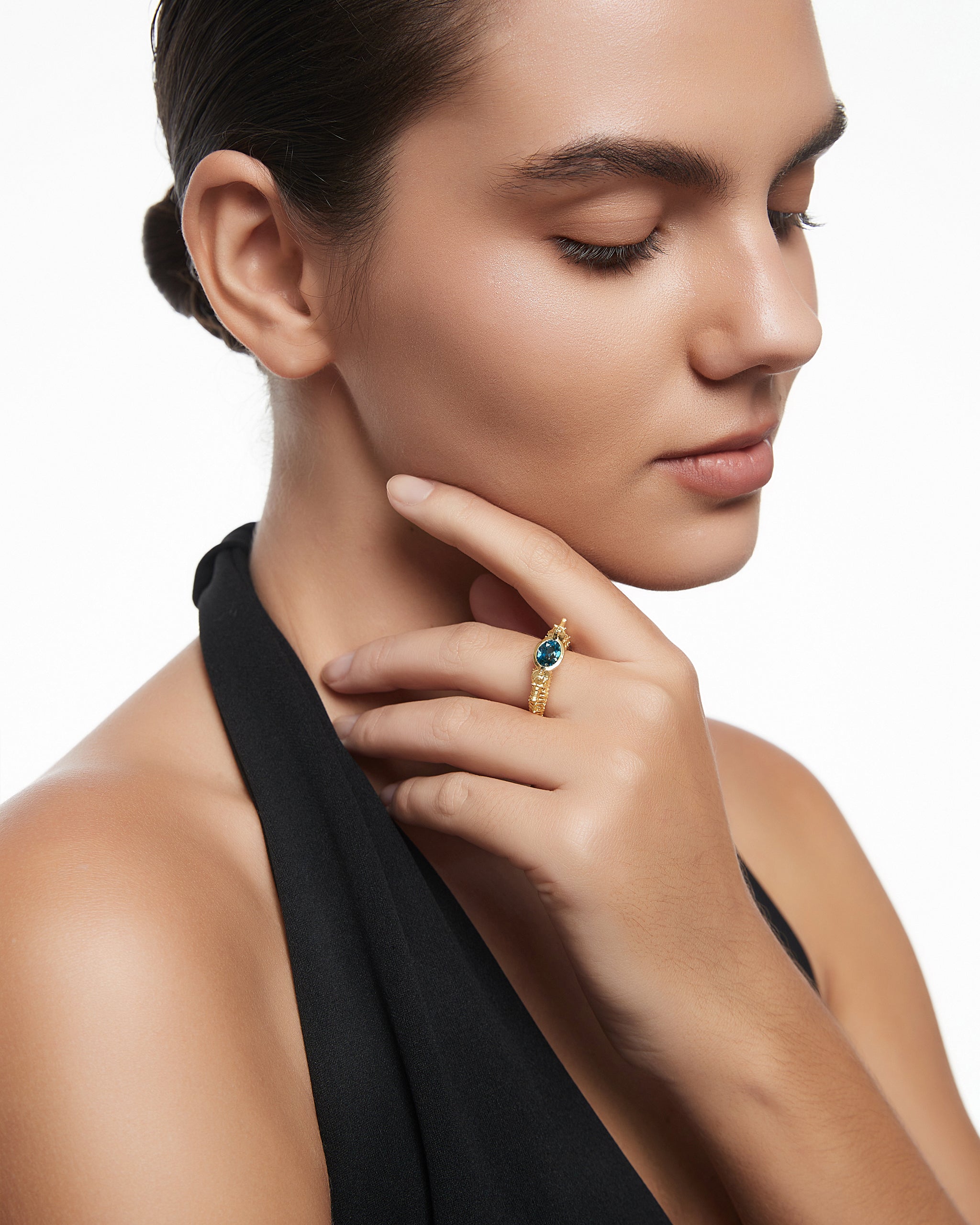 Symmarine Ring With Zirconia