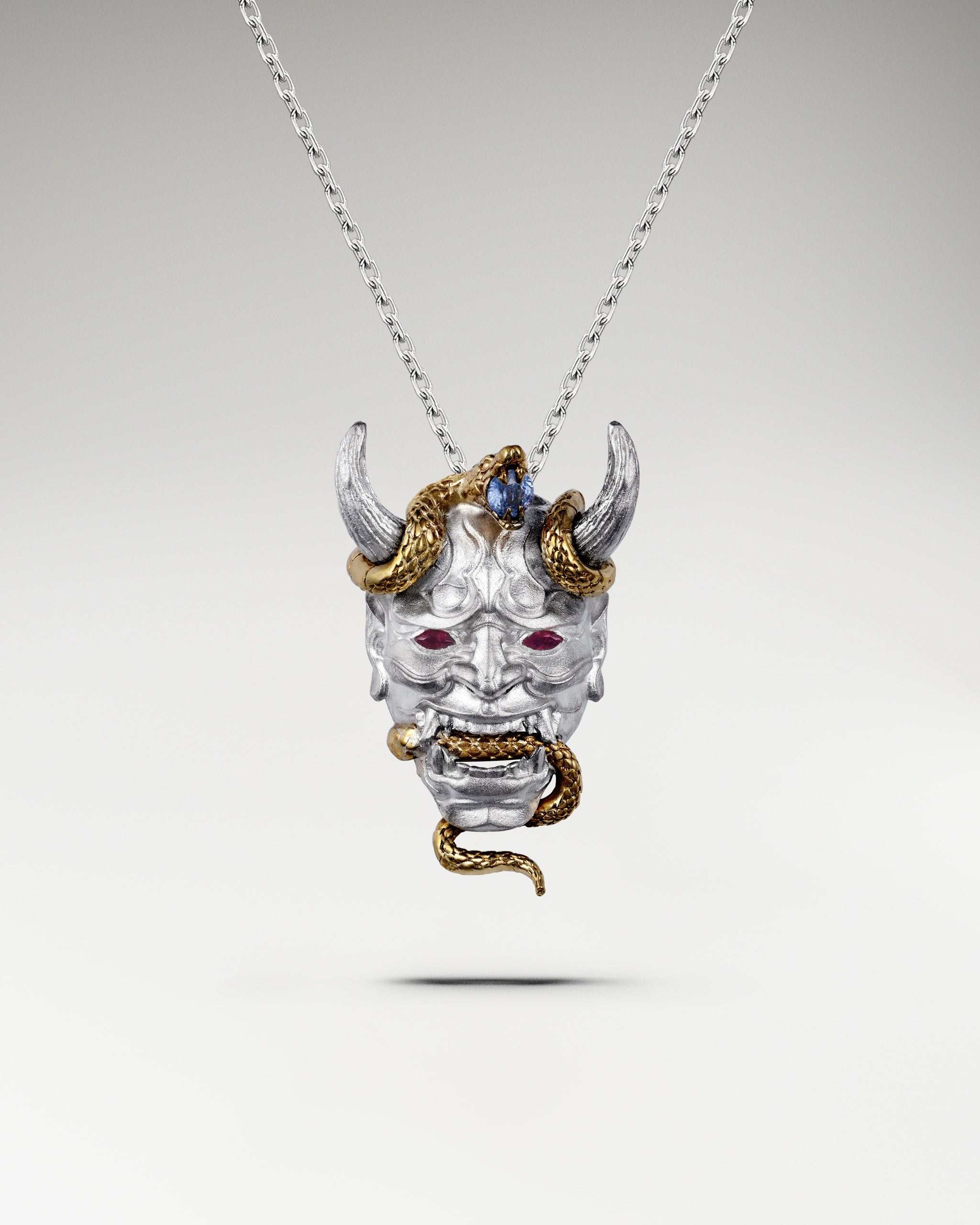 Orochi's Noh Pendant Necklace
