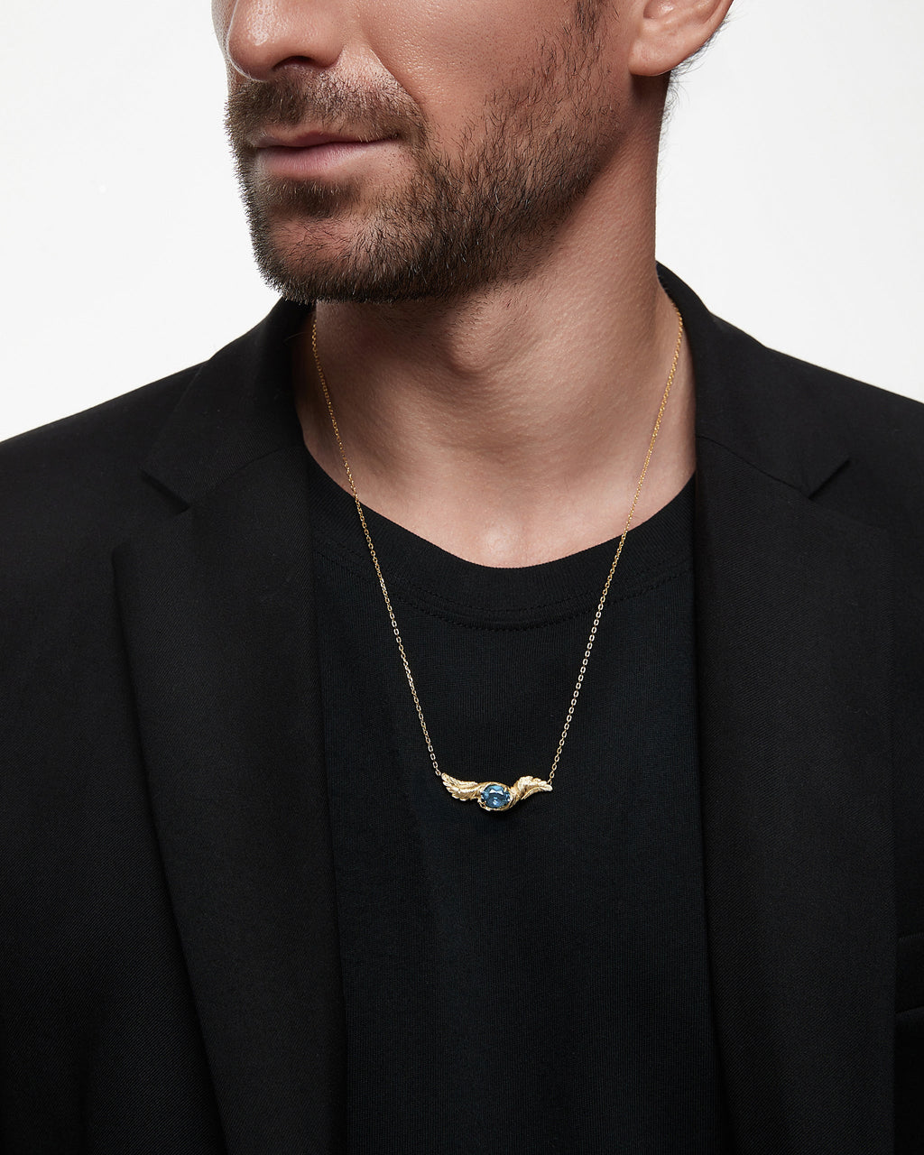 Feather Embrace Pendant Necklace