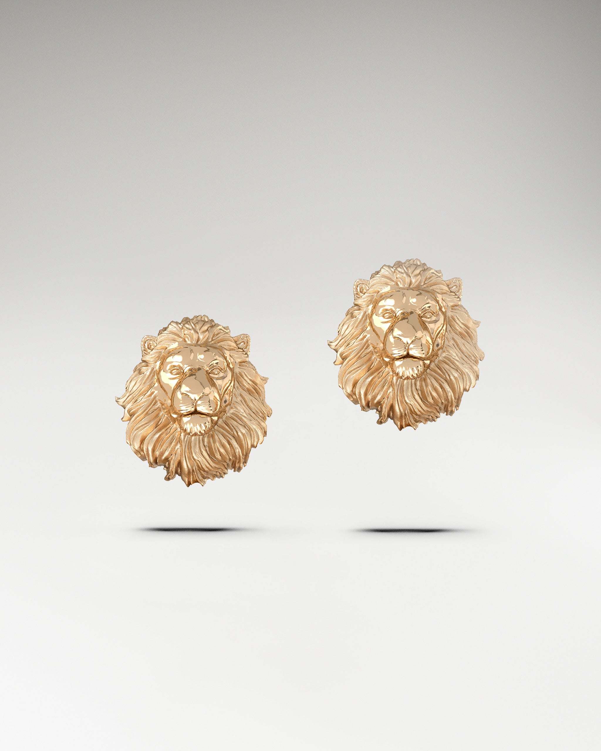 Guardian Lion Stud Earrings