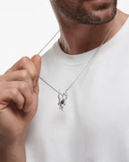 Wild Whisper Pendant Necklace With Garnet