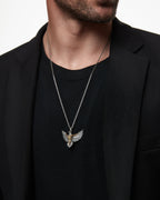 Pampas Eagle Sculptural Pendant Necklace