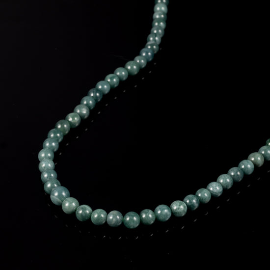 Green Beads Necklace / Bracelet In Guatemalan Jade - JadeChains