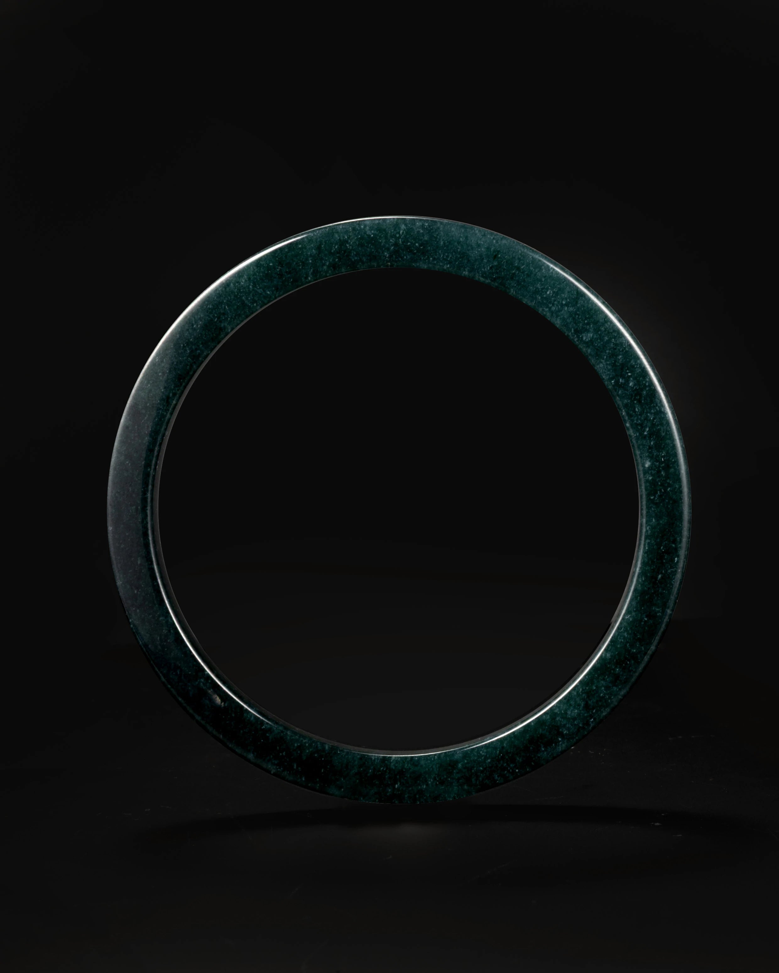 Mayan Blue Jade Bangle