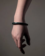 Mayan Blue Jade Bangle