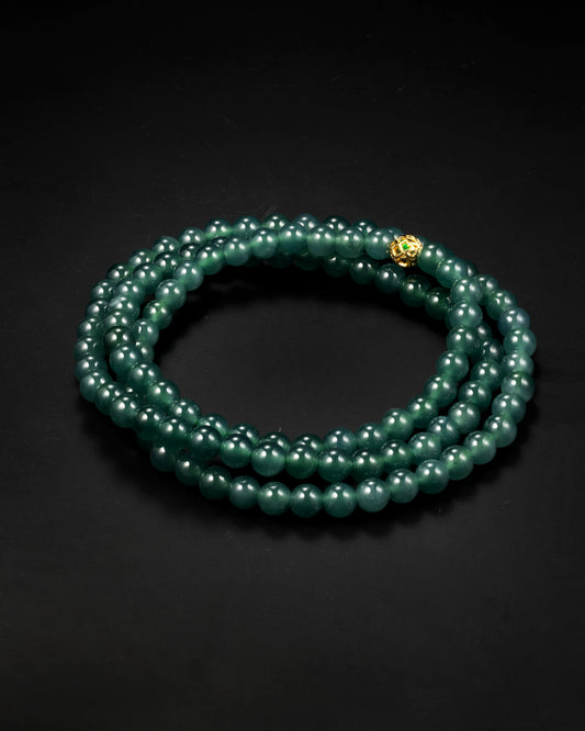 Infinite Veridian Necklace / Bracelet In Mayan Jade - JadeChains