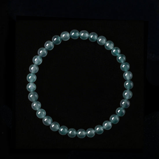 Glacial Tides Bracelet In Guatemalan Blue Jade - JadeChains