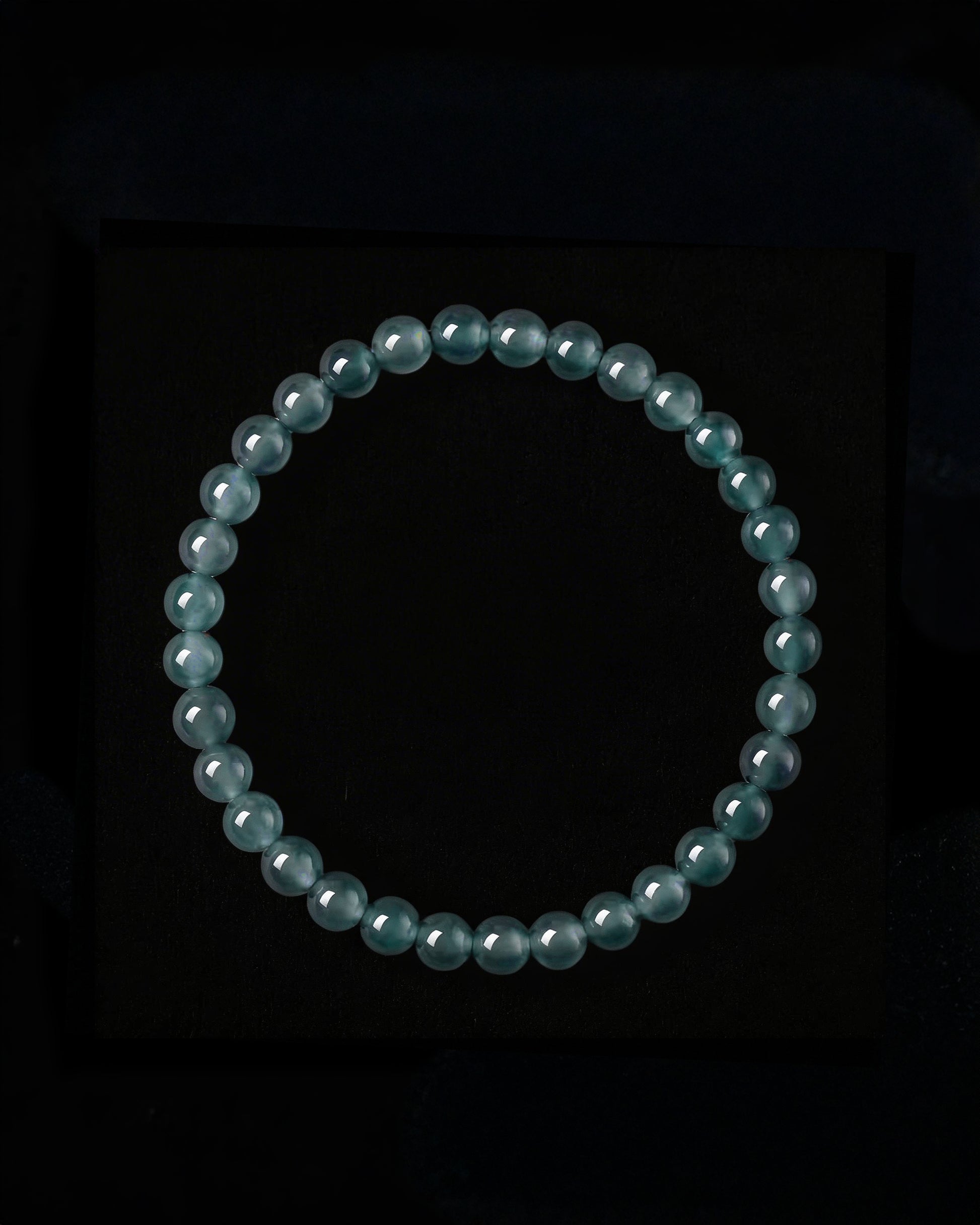 Glacial Tides Bracelet In Guatemalan Blue Jade - JadeChains
