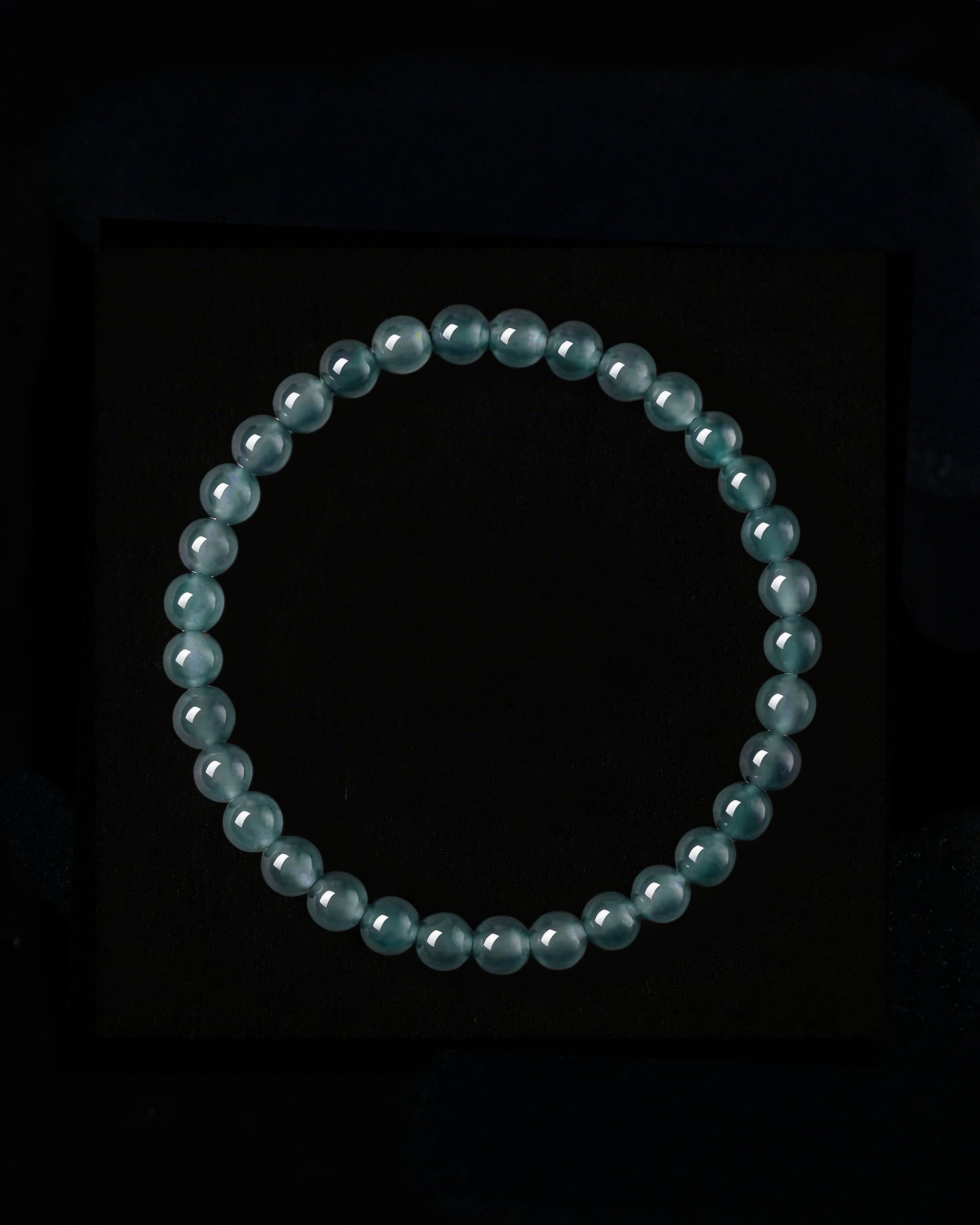 Glacial Tides Bracelet In Guatemalan Blue Jade