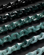 Veridian Vertebrae Bracelet With Mayan Blue Jade