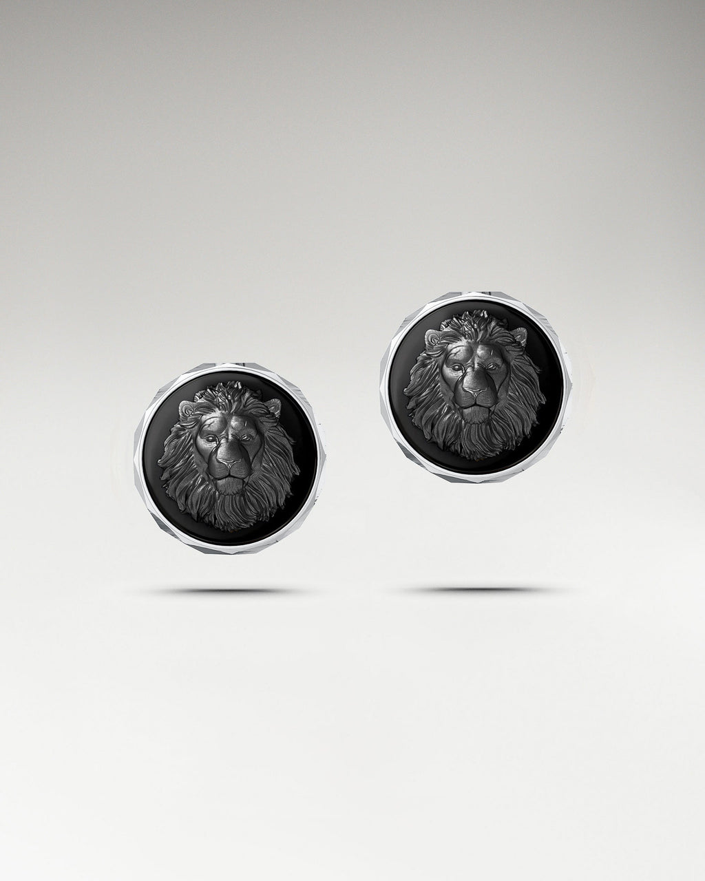 Abyss Lion Stud Earrings