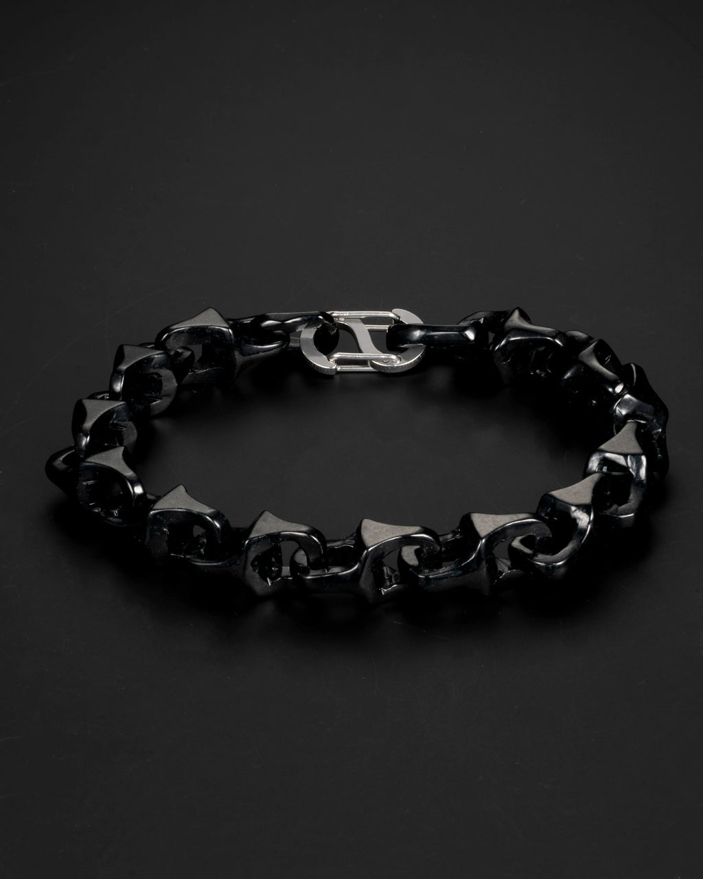 Veridian Vertebrae Bracelet With Mayan Blue Jade