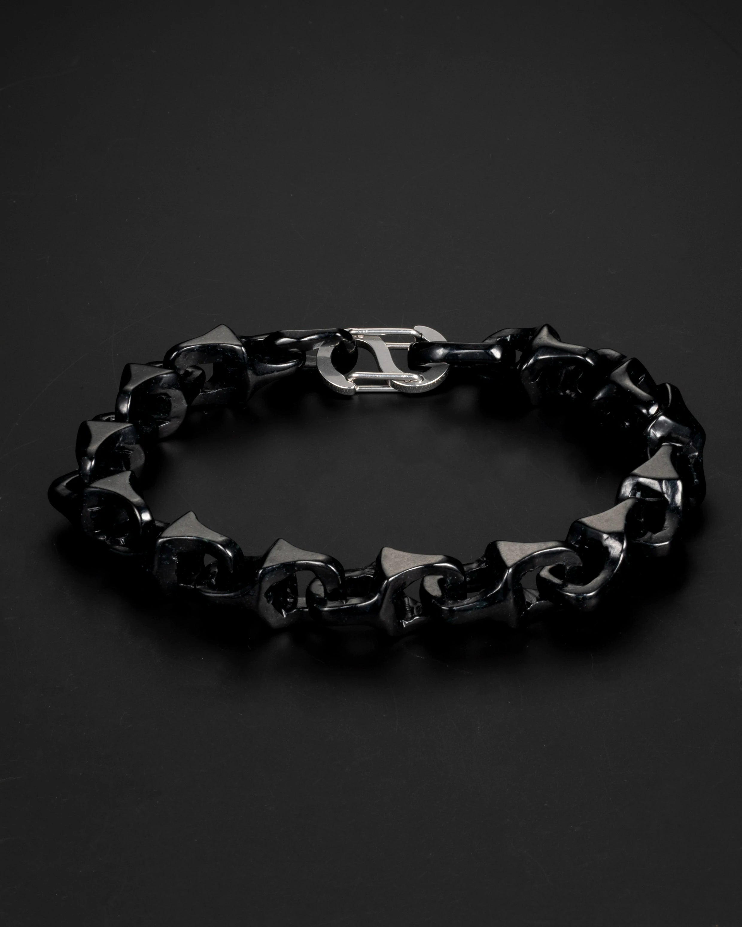 Veridian Vertebrae Bracelet With Mayan Blue Jade