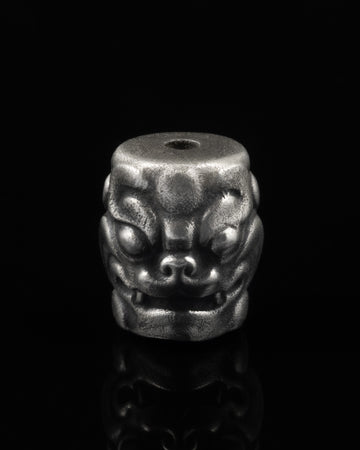 Auspicious Beast Spacer In Sterling Silver