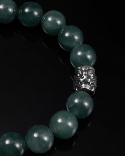 Auspicious Beast Spacer In Sterling Silver