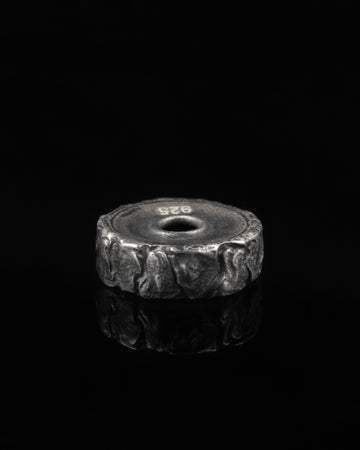 Bark Spacer In Sterling Silver