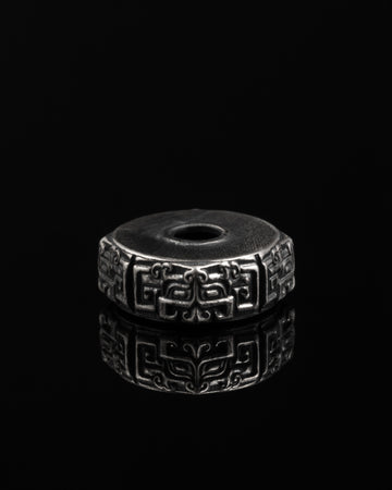 Beast Meander Spacer In Sterling Silver