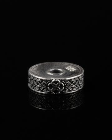 Celtic Knot Spacer In Sterling Silver