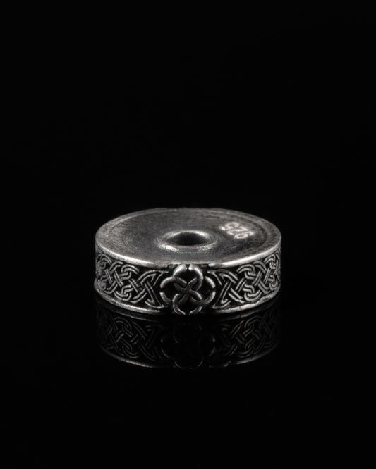Celtic Knot Spacer In Sterling Silver
