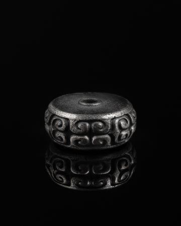 Cloud Scroll Spacer In Sterling Silver