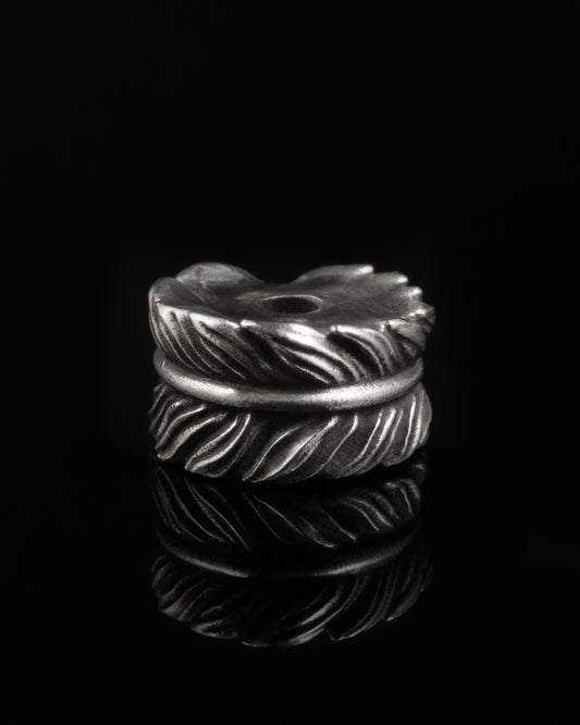 Feather Spacer In Sterling Silver