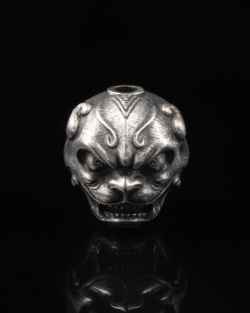 Ferocious Beast Spacer In Sterling Silver