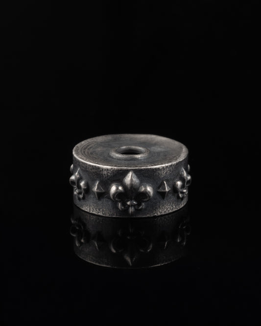 Fleur De Lis Spacer In Sterling Silver