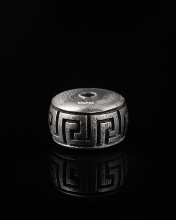 Greek Meander Spacer In Sterling Silver