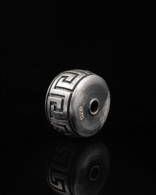 Greek Meander Spacer In Sterling Silver