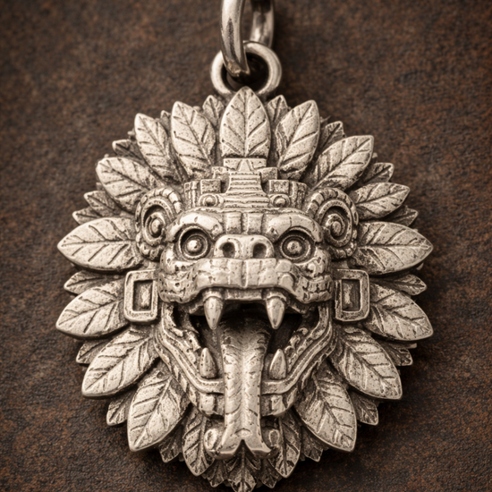 Quetzalcoatl Charm Pendant - JadeChains