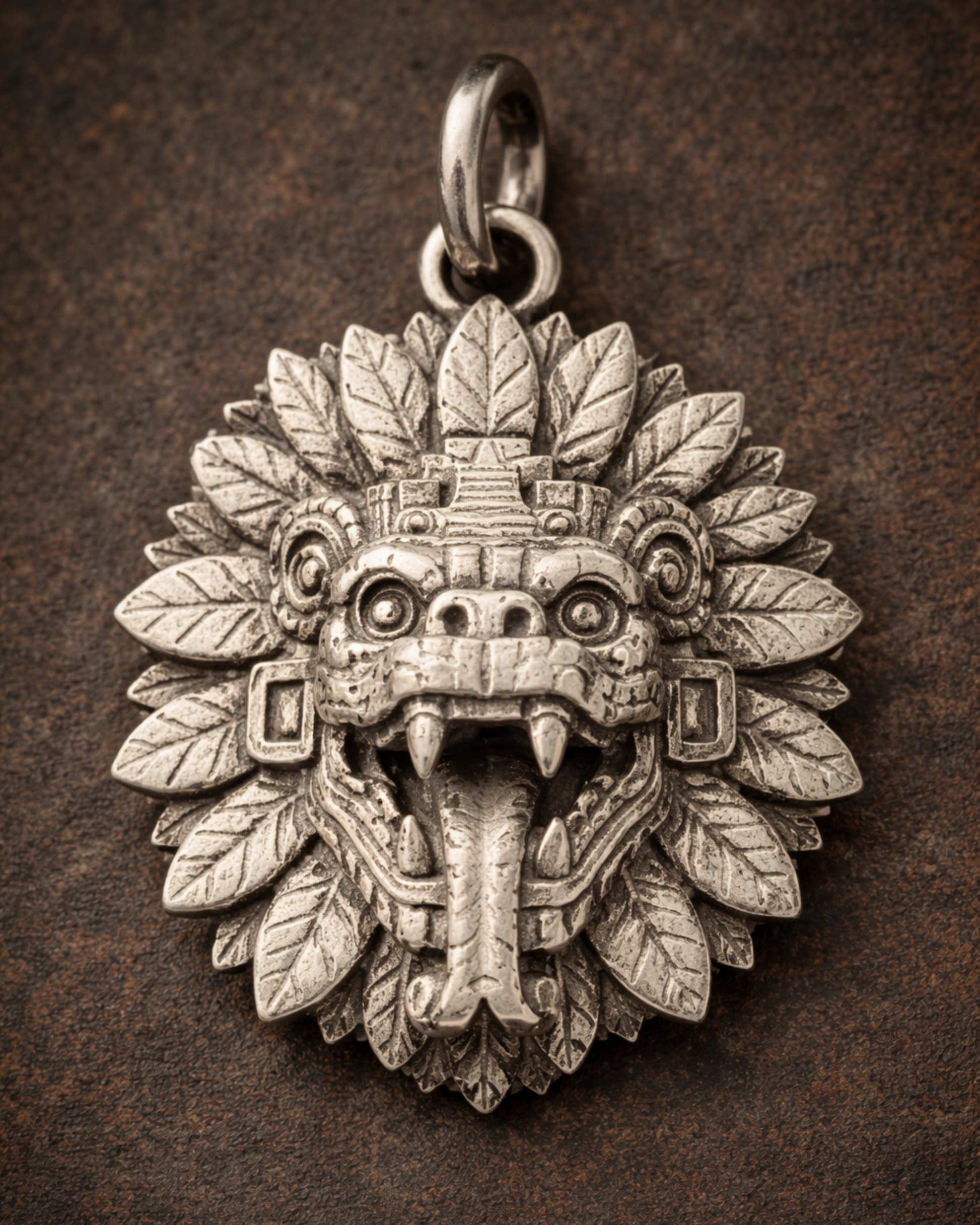 Quetzalcoatl Charm Pendant - JadeChains